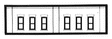 N Scale Modulars System(TM) (Plastic) -- One-Story Window Section pkg(3): 3-1/2" Wide x 15/16" High (8.7 x 2.5cm)-1