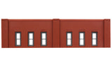 N Scale Modulars System(TM) (Plastic) -- One-Story Window Section pkg(3): 3-1/2" Wide x 15/16" High (8.7 x 2.5cm)-2