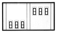 N Scale Modulars System(TM) (Plastic) -- Two-Story 6 Windows pkg(3); 3-1/2" Wide x 1-15/16" High (8.7 x 4.8cm)-1