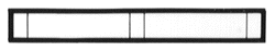 N Scale Modulars System(TM) (Plastic) -- Dock Riser Wall pkg(6); 3-1/2" Wide x 13/32" High (8.7 x 1cm)-1