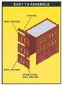 Modular Walls -- Arched Entry Door pkg(2)