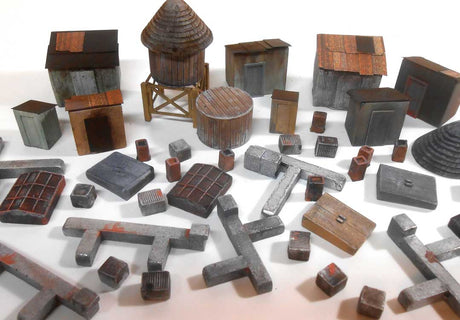 Rooftop Details Set -- Unpainted Castings