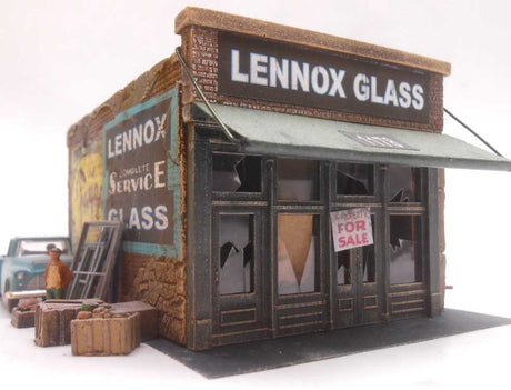 Lennox Glass -- Cast-Hydrocal & Laser-Cut Kit - 5-1/2 x 8"  14 x 20.3cm-1