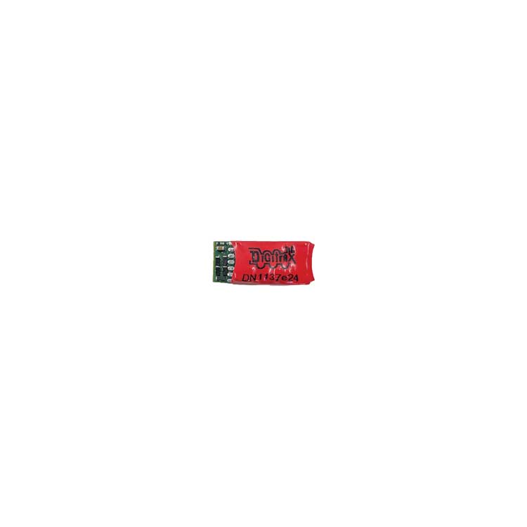 DN1137E24 Mobile DCC Decoder -- E24 Socket Interface, 13 FX3 Functions