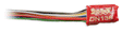 DN136D Series 6 Control Decoder for N & HO -- Wired - .55 x .404 x .2"  13.9 x 10.3 x 5mm