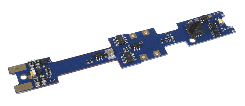 DN163K4A Drop-In/Board Replacement DCC Control Decoder w/6 Functions -- Fits Kato Glacier Express
