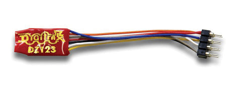 Mobile DCC Decoders -- 1.0 Amp, No Back EMF, 2-Function with Medium DCC Plug on Short Harness