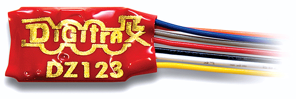 Mobile DCC Decoders -- Wired, 1.0 Amp, 2-Function, No Back EMF