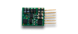 DZ126IP Series 6 Control Decoder for Z, N & HO -- 6-Pin Integrated Plug .36 x .42 x .13"  9.05 x 10.61 x 2.67mm-1