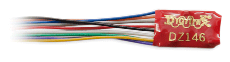 DZ146 Series 6 Control Decoder for Z, N & HO -- Wired .55 x .4 x .148"  14 x 10.23 x 3.77mm