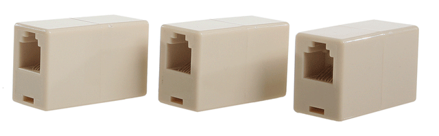 RJ12 Modular Adapter 3-Pack