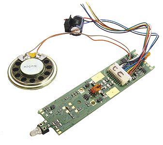 Mobile Decoders -- SDH104K1C (SoundFX & LocoMotion) For Kato F40PH; 1 Amp w/28mm Speaker