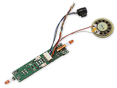 Mobile Decoders -- SoundFX & LocoMotion; 1 Amp w/28mm Speaker; Fits Kato AC4400, SD38-2 & F40PH