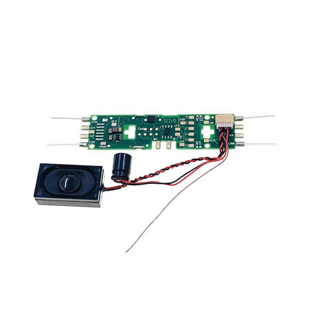 SDXH187K0 Mobile DCC Decoder -- Fits Kato Legacy & Similar, 1 Amp, 8 FX3 Functions, 8 Ohm 26x16x9mm Speaker