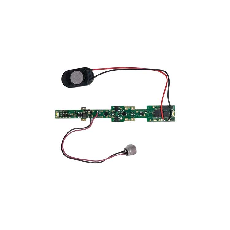 Drop-In Sound and Control Decoder - Series 7 -- 8 Functions Fits Kato SD80MAC and Similar