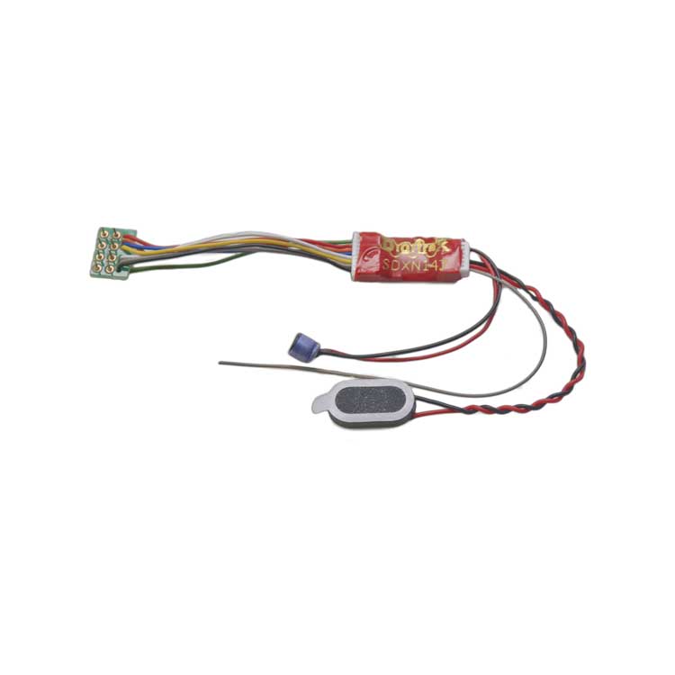 SDXN147PS Sound and Control Decoder -- Easy-Connect 8-Pin Harness, 8 Steam & Diesel Sounds - Replaces 146-Series