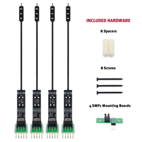 SH2AB Mainline Signaling Kit -- Includes 2 Single-Head A Signals, 2 Single-Head B Signals, 4 SMP1 Mounts