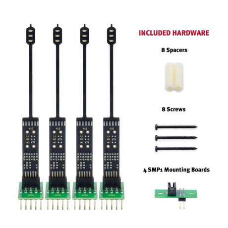 SN2AB Mainline Signaling Kit -- Includes 2 Single-Head A Signals, 2 Single-Head B Signals, 4 SMP1 Mounts