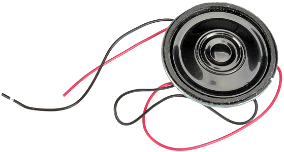 8 Ohm Speaker for Digitrax Sound Decoders -- Round 28mm