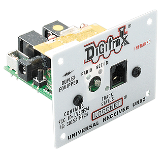 LocoNet Duplex Transceiver Panel -- Includes Simplex IR Support