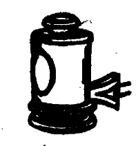 Single Lens Marker Lights -- Early Style  1 Pair