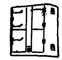 GP7 Nose-Mounted Train Lighting Cabinet