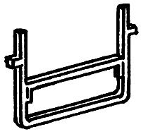 Passenger Car Parts -- 40" Standard Stirrup Steps