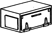 Passenger Car Parts -- 50" Single Door Battery Box