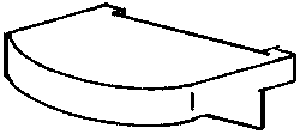 Locomotive Bumpers -- For RS-1  1 Pair