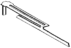 Photo-Etched Brass Windshield Wipers -- Dual-Arm Articulated Type  1 Pair