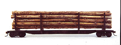 National Steel Car Company 62' 9" Log Stake Car - Kit -- Undecorated