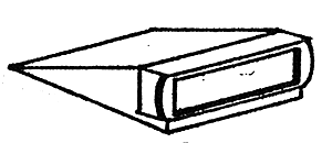 Santa Fe Style Roof Mounted Numberboards 1 Pair