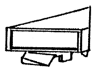 Parts for Budd Rail Diesel Cars (RDC) -- Roof Mounted Angled Numberboards 1 Pair