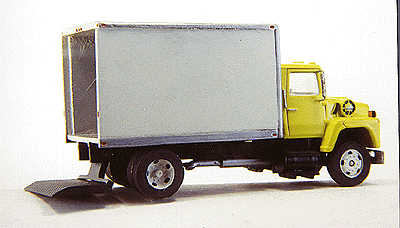 Truck Body (Unpainted Metal Kit) -- 13' General Merchandise, Single Rear Axle