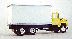 Truck Body (Unpainted Metal Kit) -- 20' General Merchandise, Dual Rear Axle