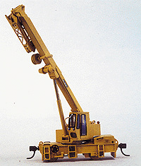 Maintenance-of-Way (MOW) / Work Train Equipment (Unpainted Metal Kit) -- Burro Crane Model 50, 20-Ton