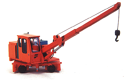 Maintenance-of-Way (MOW) / Work Train Equipment (Unpainted Metal Kit) -- Pyke Utility Crane