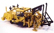 Maintenance-of-Way (MOW) / Work Train Equipment (Unpainted Metal Kit) -- Tamper Switch Tamping Machine with Laser-Alignment Buggy