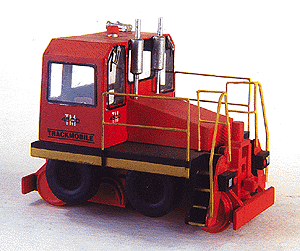 Maintenance-of-Way (MOW) / Work Train Equipment (Unpainted Metal Kit) -- Trackmobile Model 4500 Rail Car Moving Vehicle (Unpowered)