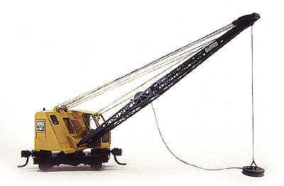 Maintenance-of-Way (MOW) / Work Train Equipment (Unpainted Metal Kit) -- Burro Model 30 7.5-Ton Capacity Crane