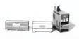 2 Miller Air-Pak Welders & 6 On-Site Job Tool Boxes -- Kit pkg(8)