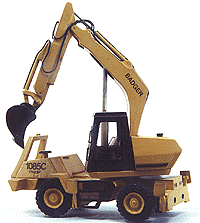 Badger Cruz-Air Rubber Tire Excavator - Kit (unpainted metal)