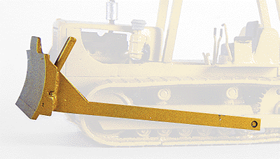 Tracked Crawler Accessories (Unpainted Metal Kit - fits #7070 Sold Separately) -- 10' 6" Dozer Blade