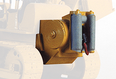 Tracked Crawler Accessories (Unpainted Metal Kit - fits #7070 Sold Separately) -- Heavy-Duty Rear-Mounted Winch