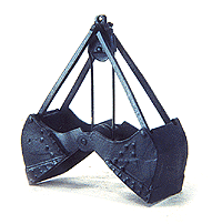 Clamshell Bucket for Cranes - Kit -- Capacity: 1/2yd  .5m