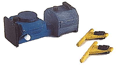 Maintenance-of-Way (MOW) / Work Train Equipment (Unpainted Metal Kit) -- Interior Details for Welder's Vehicle (247-7003, Sold Separately)