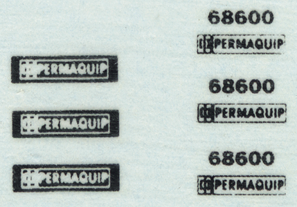 Vehicle Decal Set -- For Permaquip Welder's Vehicle (247-7003, Sold Separately)