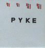 Decal Set -- For Pyke Crane (247-7015 Discontinued)