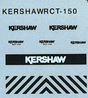 Decal Set -- For 150-Ton Wreck Crane