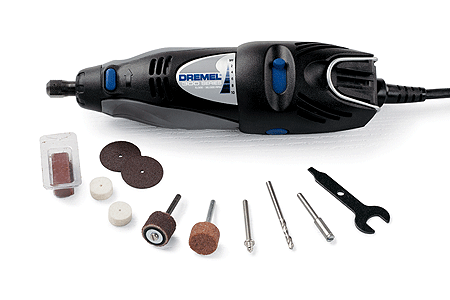 300 Series Rotary Tool -- With Micro Case Accessory Organizer,10 Assorted Accessories